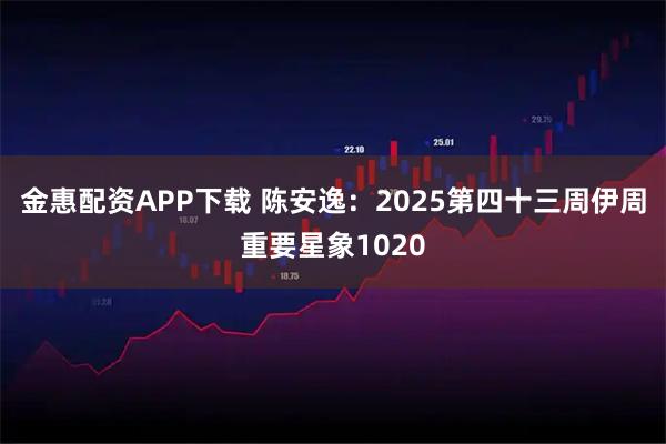 金惠配资APP下载 陈安逸：2025第四十三周伊周重要星象1020